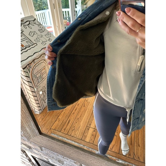 Blank NYC Love Denim Oversized Lined Jacket XS - Picture 6 of 11